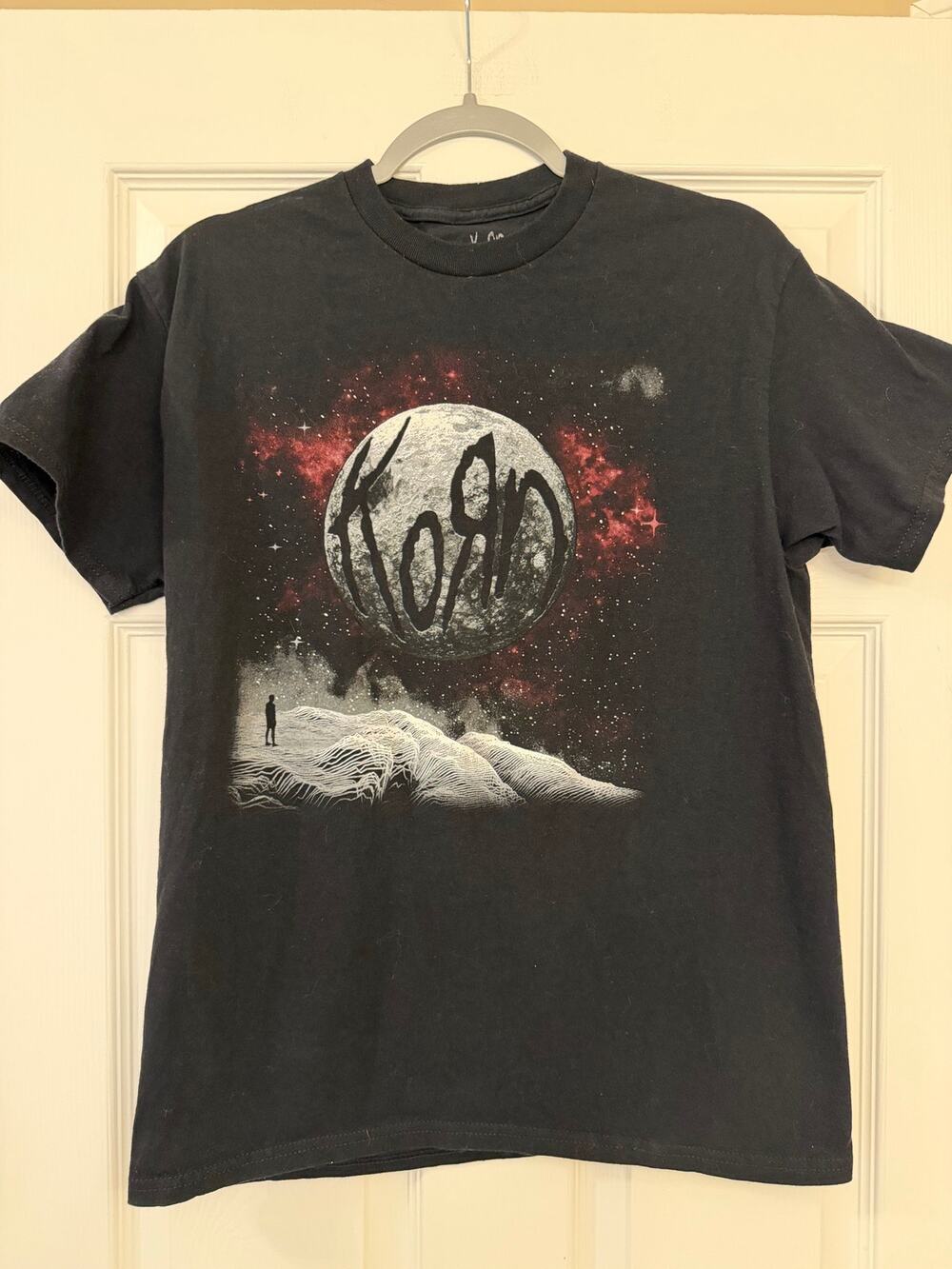 KORN Official 2022 Summer Tour Black T-Shirt 100% Cotton Sz Medium